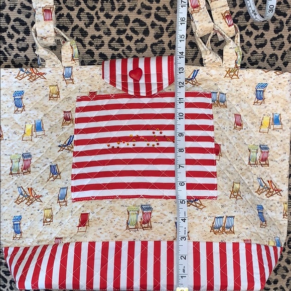 Hand sewn better than Vera Bradley beach tote NWOT - Picture 4 of 7